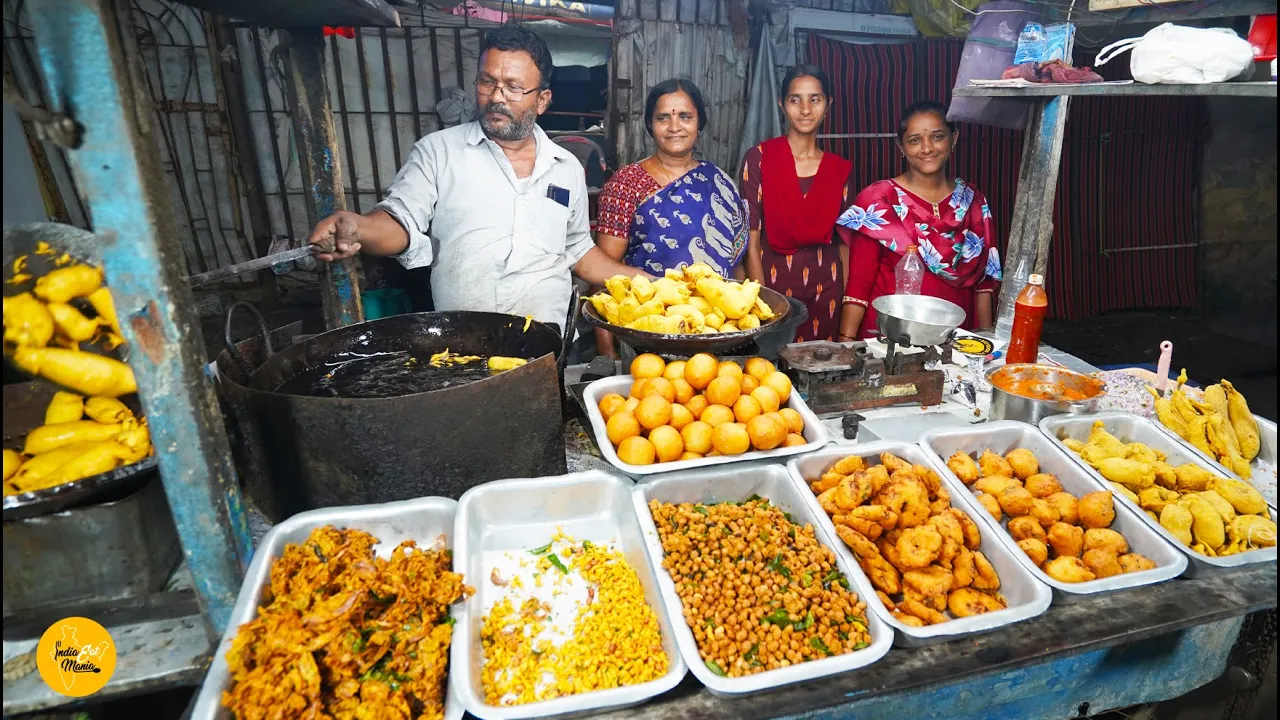 Guntur Sweet Family Making Cheapest Munta Masala Bhajiyas Rs. 20/- Only l Andhra Pradesh Food