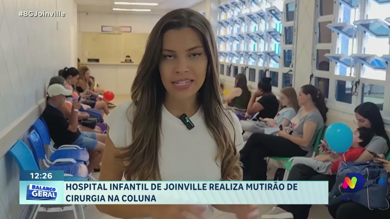 Hospital Infantil de Joinville realiza mutirão de cirurgia na coluna