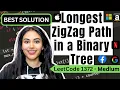 Longest ZigZag Path in a Binary Tree - Python