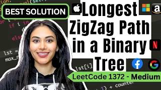 Longest ZigZag Path in a Binary Tree - Python