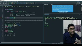 L5 Python OOP Instance Variable Instance Method Example-1 Part-3 of 3 Bangla