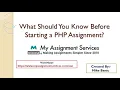 How does My Assignment Services assists students in PHP Assignments