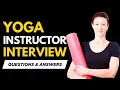 Top 25 Yoga Instructor Interview Questions and Answers for 2026