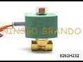 8262H232 ASCO Type Brass Electric Solenoid Valve 2 Way Normally Closed Open 220V 110V AC 24V 12V DC