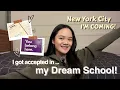 I got accepted in my dream school AMDA