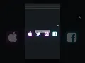 How to make lighting social media share bottom in HTML and CSS