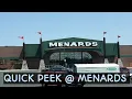 MENARDS QUICK PEEK INSIDE