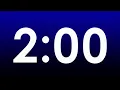 2 Minute Interval Timer No Breaks No Music No Nonsense