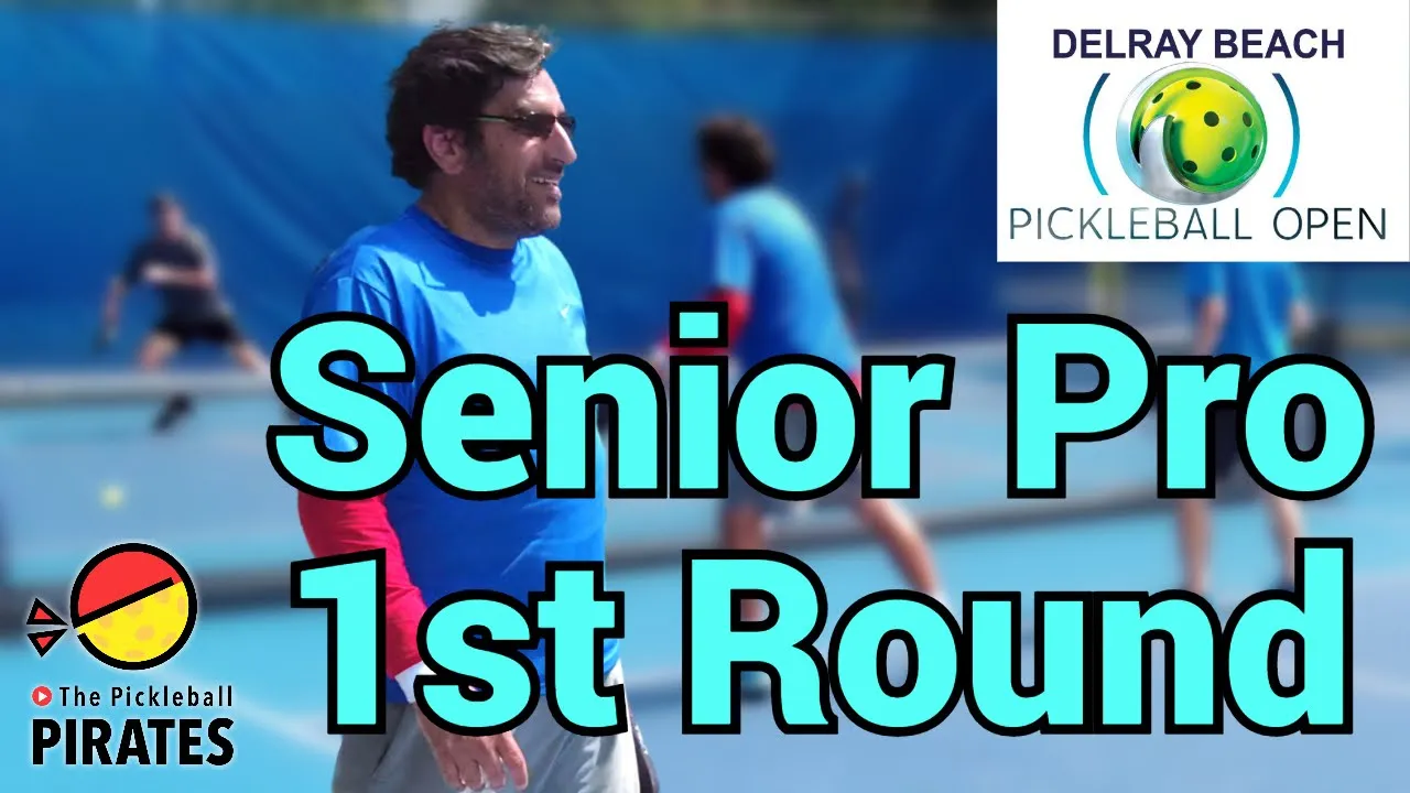 Delray Beach Pickleball Open Senior Pro 1st Round