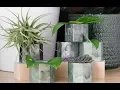 DIY Epoxy Resin Planters Using a Heat Gun to Pop Bubbles