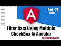 How To Filter Data Using Multiple Checkbox Angular Angular Angular Tutorial Angular Course