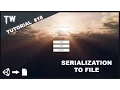 Unity5 Tutorial Serialization to File