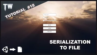Unity5 Tutorial Serialization to File
