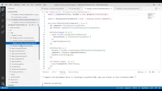 Dependent dropdown city CODE