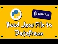 Pandas Read JSON File to DataFrame -