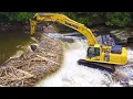Download Lagu Awesome Beaver Dam Removal with Excavators | Awesome Floods \u0026 Dredging Compilation 2024