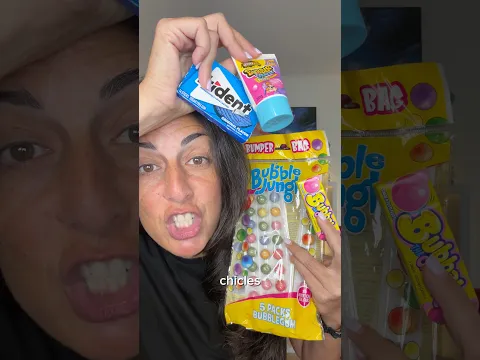 Hice Slime usando SOLO chicles 😳 #slime #bubblegum #random