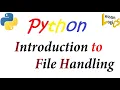 2 5 File Handling in python Text Binary and CSV files