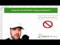 Stop Using Nested IF Use IFS and XLOOKUP Instead