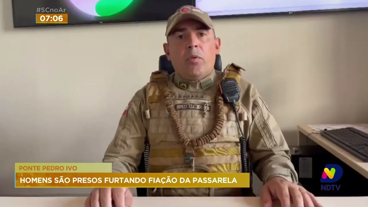 Furtos da fiação elétrica da Ponte Pedro Ivo estão sendo constantes nos últimos meses