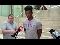 KJ Adams discusses offseason improvement, areas of focus heading into junior season