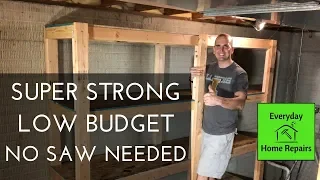 How To Build Storage Shelves Easy Build