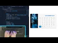 Creating a Dynamic Flex Calendar with HTML and CSS Step-by-Step Tutorial