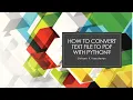 How to Convert Text txt file to PDF with Python
