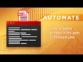 PDF command line How to batch protect PDF files with encryption DRM