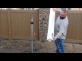PVC Vinyl Fence Install Step
