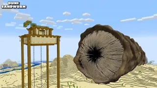SURVIVING FROM DUNE SANDWORM ARRIVAL in Minecraft - Gameplay - Coffin Meme