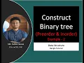 Construct binary tree from Preorder and Inorder example 2 Data Structure Bangla Tutorial