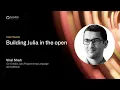 GitHub Satellite India 2021 - Building the Julia programming language and its community