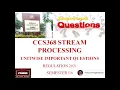 CCS368 Stream Processing Important Questions Easy Pass