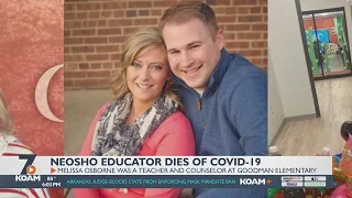 An area school counselor died to COVID-19