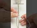 How to Tie the Lover s Knot Easy Macrame Bracelet Tutorial