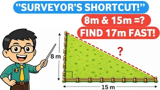 The Shortcut Surveyors Use (You Should Too) 🔺 Pythagorean Theorem (Episode 11)