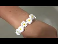 Easy Perler Bead Flower Bracelet