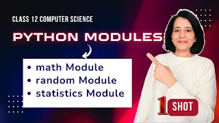 Python MODULES - One Shot Class 12 Computer Science ENGLISH