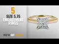 10 Best Size 5 75 Engagement Rings Clara Pucci 2 9 CT Princess brilliant Cut Solitaire Engagement