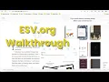 ESV App Walkthrough