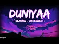 Duniyaa ~ Slowed + Reverbed | Lofi Mix🥀| proxylofi!