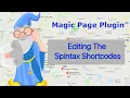 Magic Page Plugin Editing Spintax Shortcodes With HTML Code - Magic Page Wordpress Plugin
