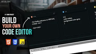 Build Your Own Code Editor Using HTML CSS JS Mini Project