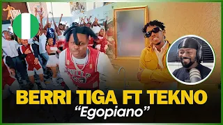 🚨🇳🇬 | Berri-Tiga - EGOPIANO (Official Video) ft. Tekno | Reaction