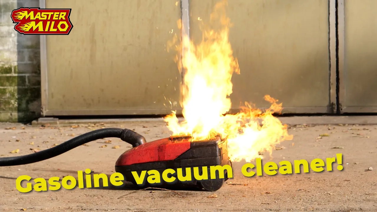 Vacuumcleaner from hell! Cleaning spilled gasoline