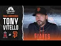 Giants manager Tony Vitello shares how Rafael Devers plays off Bryce Eldridge NBC Sports Bay Area