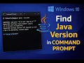 How to Find Out Java Version on Windows 10 using Command Prompt GearUpWindows Tutorial