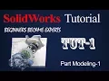 SolidWorks Tutorial 1 Basic Introduction interface option units