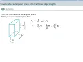 Volume of a rectangular prism with fractional edge lengths